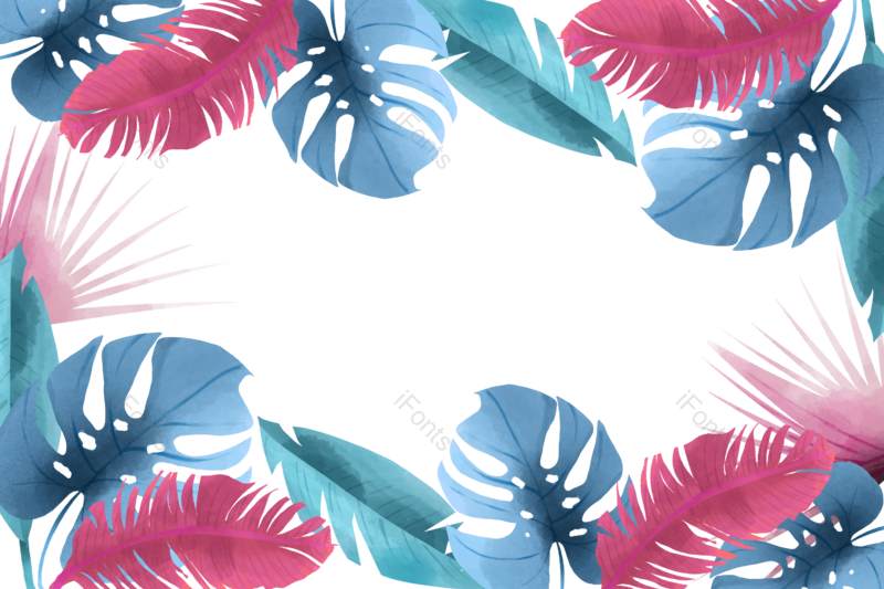 叶子图片,插画元素,花草PNG,树叶免抠素材